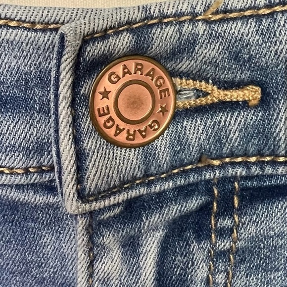 Garage high waist stretch jeggings medium wash. Size: 1 (Juniors) - Picture 4 of 13